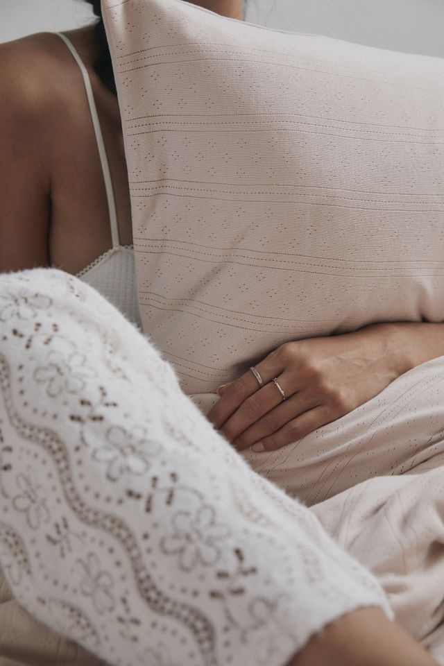 Pointelle Jersey Sham Set #1