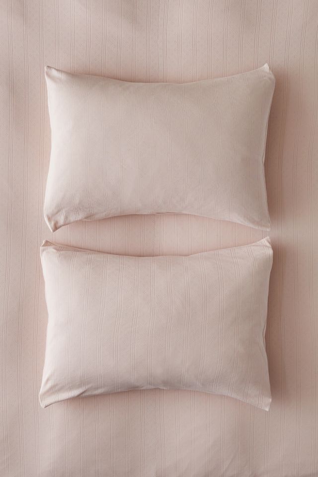 Pointelle Jersey Sham Set #3