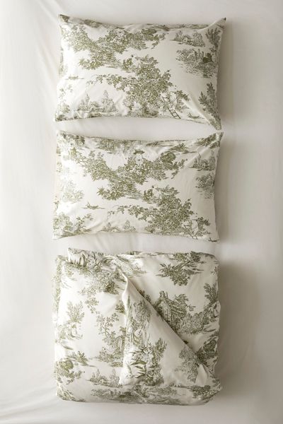 Frog Toile Duvet Cover Set