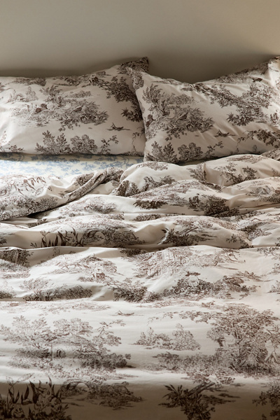 Frog Toile Duvet Set | Green