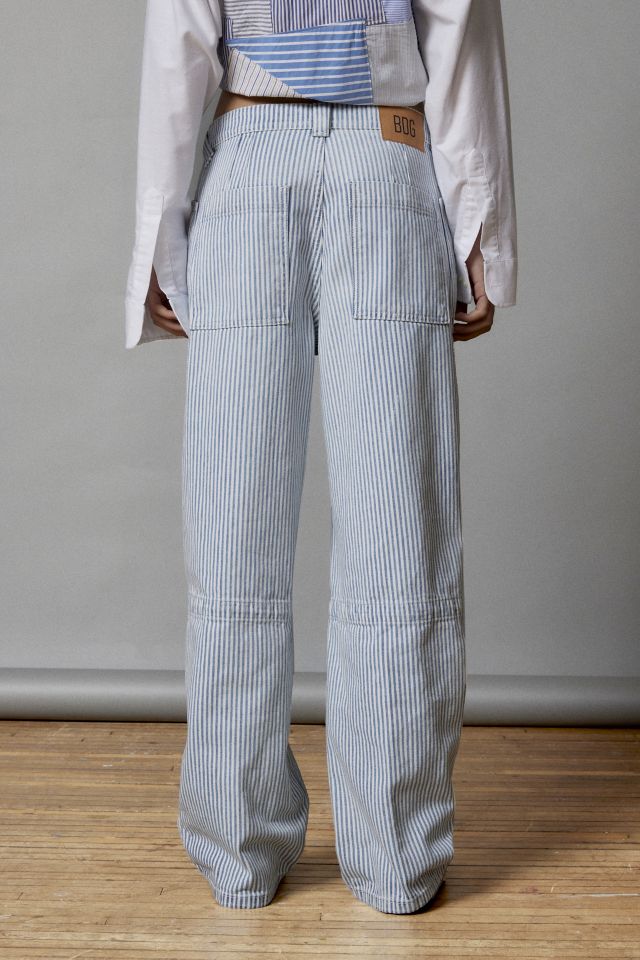 Urban outfitters striped jeans sales