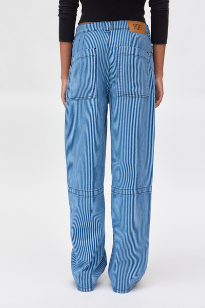 BDG Bella Baggy Printed Patch Pocket Jean