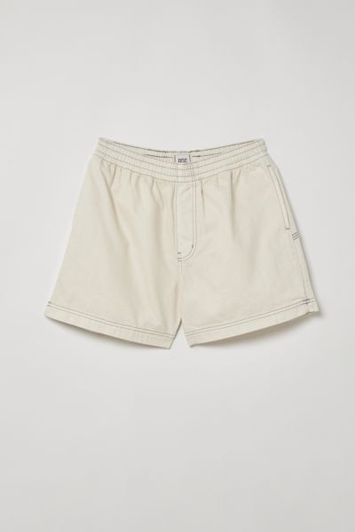 Bdg Denim Volley Short In Neutral, Men's At Urban Outfitters
