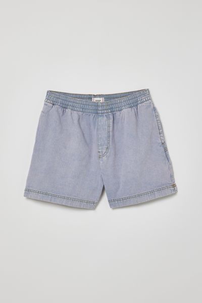 Bdg Denim Volley Relaxed Short In Lilac, Men's At Urban Outfitters