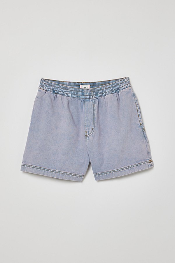 Bdg Denim Volley Short In Lilac, Men's At Urban Outfitters