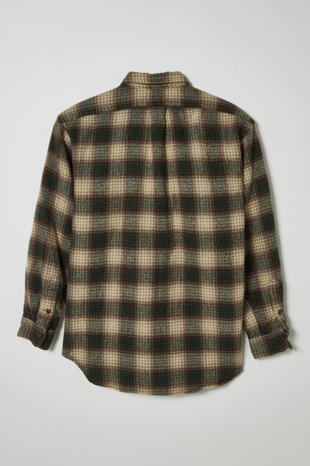 Vintage Check Button-Down Shirt #1