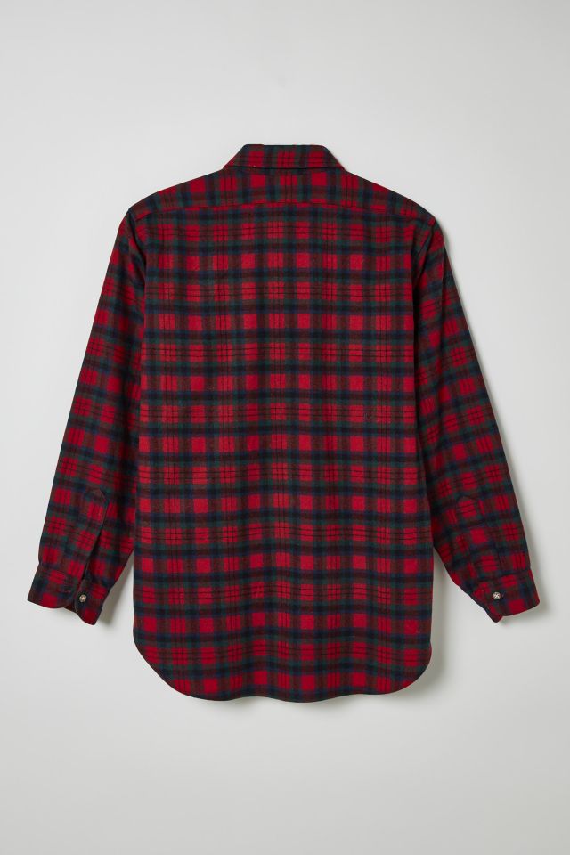 Vintage Check Button-Down Shirt #1