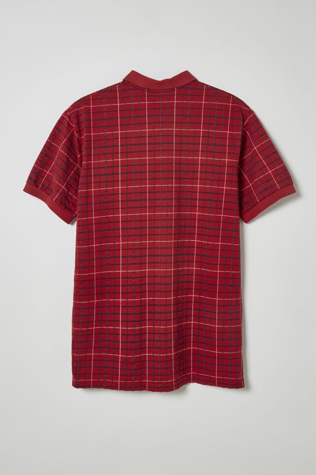 Vintage Checkered Polo Shirt #1
