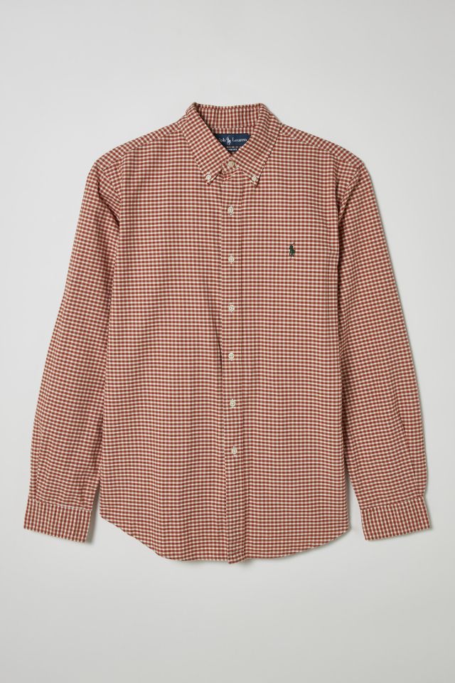 Vintage Check Button-Down Shirt