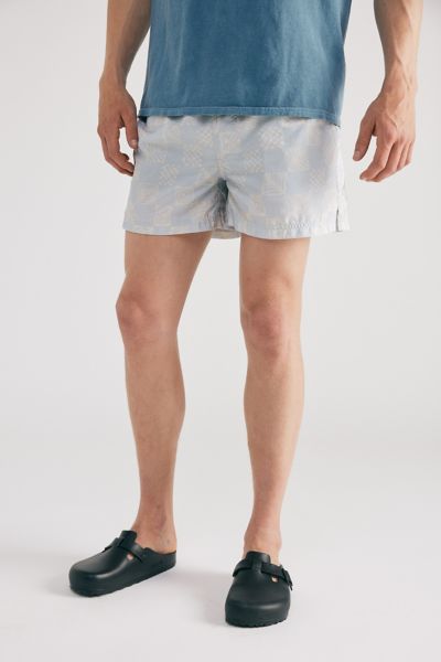 Dark Blue Geo Turtle Classic Swim Shorts