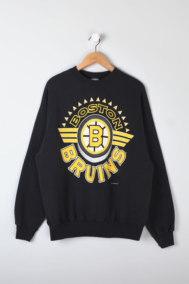 NHL × Vintage 90's NHL Boston Bruins Sweatshirt Crewneck