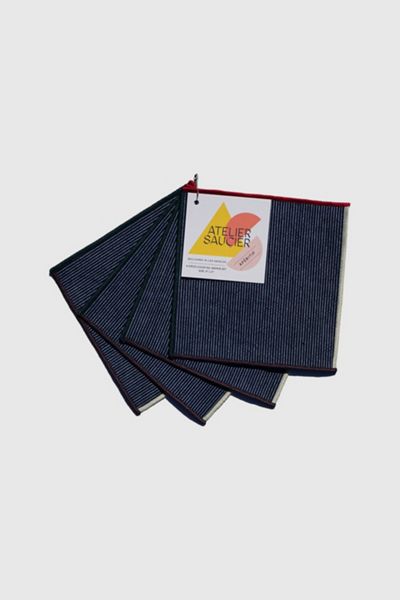 ATELIER SAUCIER Patterned Cocktail Napkin Set