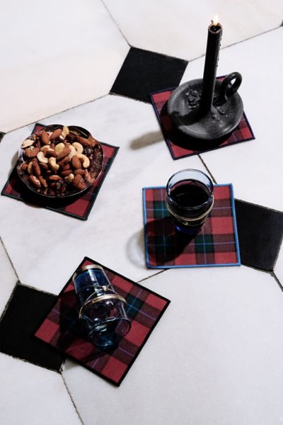 Atelier Saucier Patterned Cocktail Napkin Set