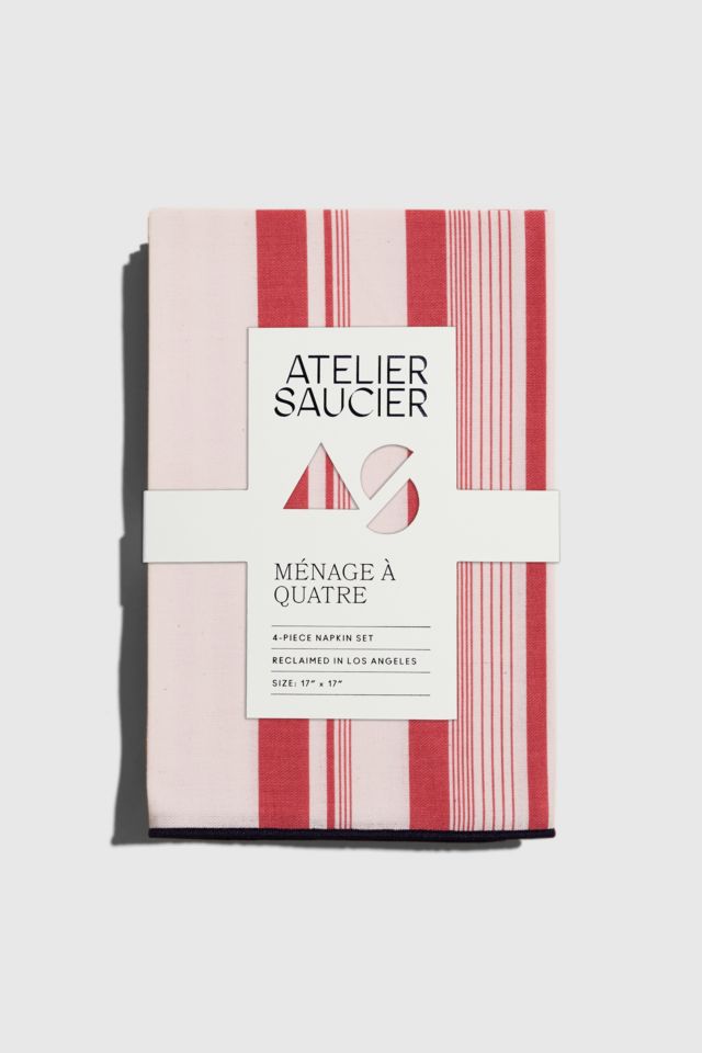 ATELIER SAUCIER Patterned Napkin Set #1