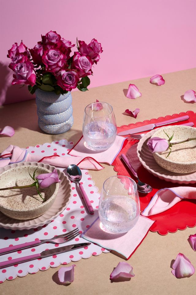 ATELIER SAUCIER Blush Linen Napkin Set #4