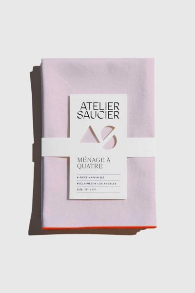 Atelier Saucier Blush Linen Napkin Set