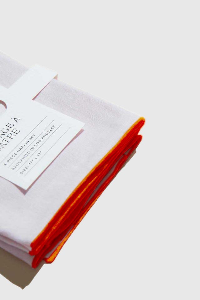 ATELIER SAUCIER Blush Linen Napkin Set #2