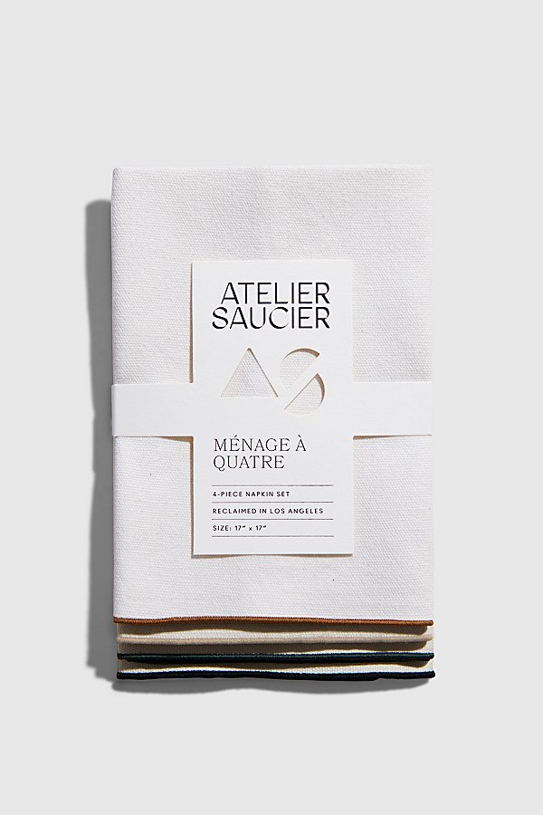 Atelier Saucier Burlap Napkin Set