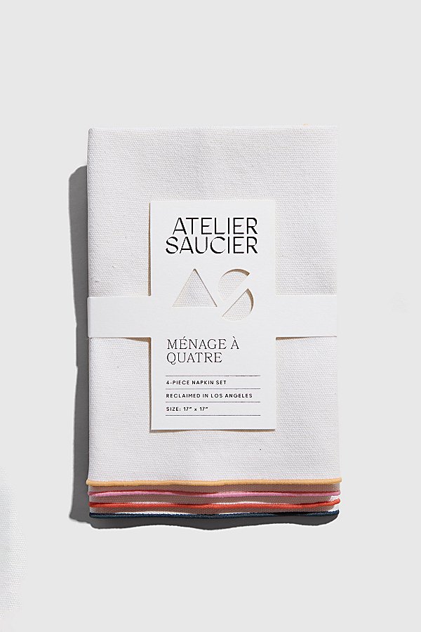 Atelier Saucier Burlap Napkin Set