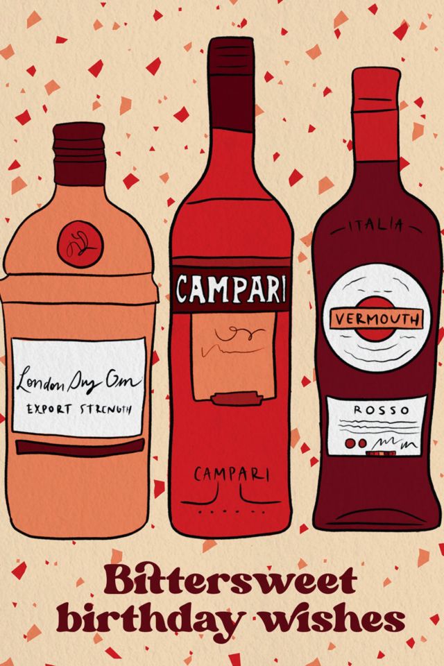 Boss Dotty Negroni Birthday Card #1