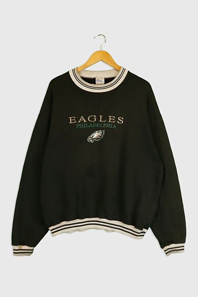 Vintage 2024 90s 1992 Philadelphia Eagles Crewneck Sweatshirt USA Jostens Black Large