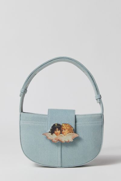 Fiorucci Denim Angels Clasp Shoulder Bag | Urban Outfitters Canada