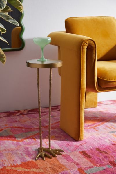 Shop Urban Outfitters Birdy Drink Side Table In Brass At
