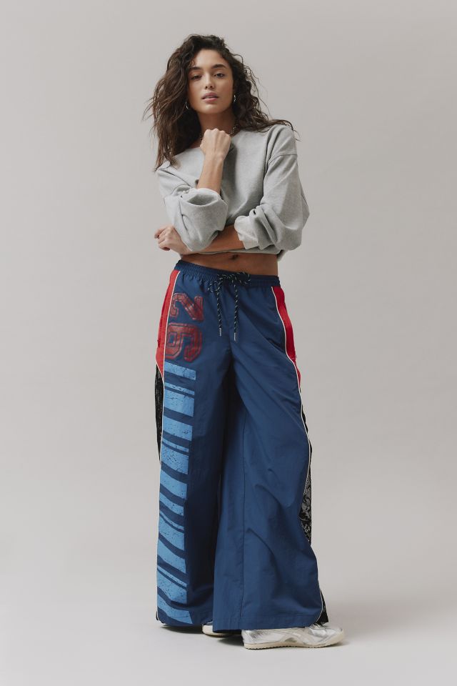 Wide-Leg Track Pant