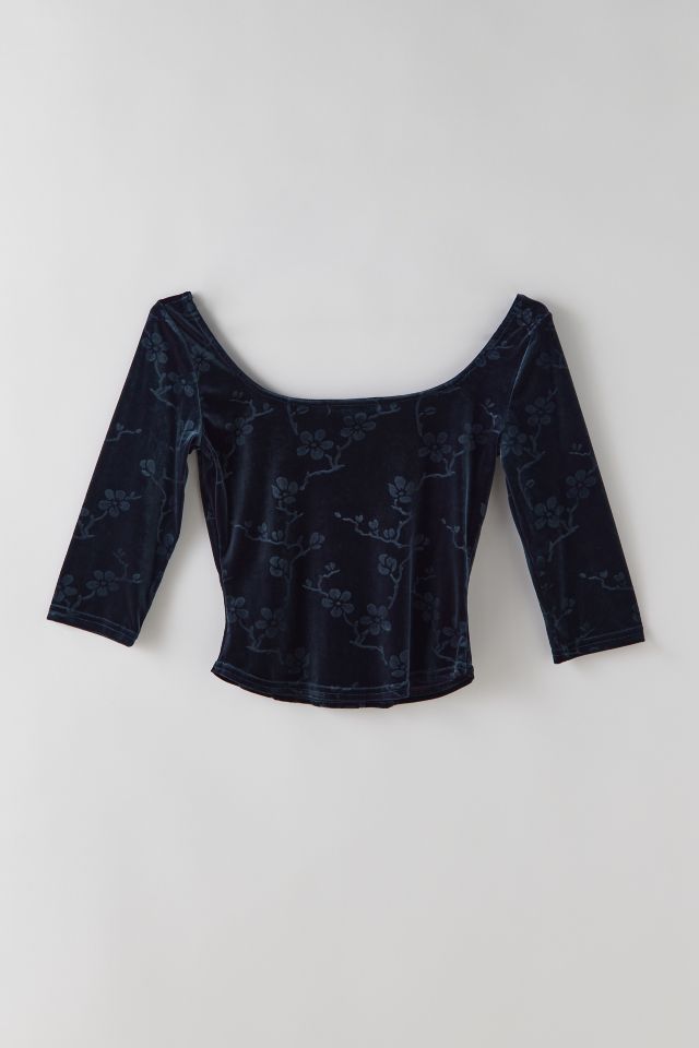 Vintage Velvet Corset Top #1