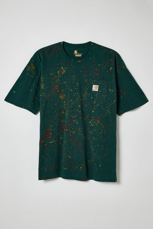 Vintage Carhartt Paint Splatter Tee Urban Outfitters