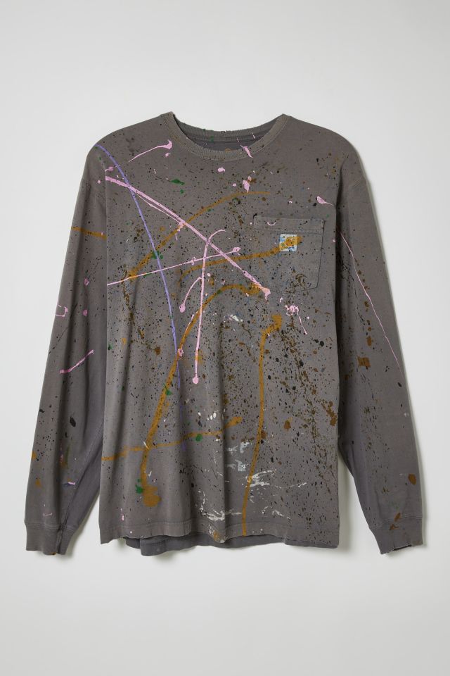 Vintage Carhartt Paint Splatter Long Sleeve Tee | Urban Outfitters