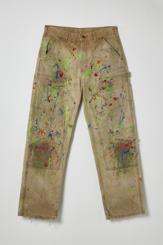 PAINT SPLATTER CARPENTER PANT