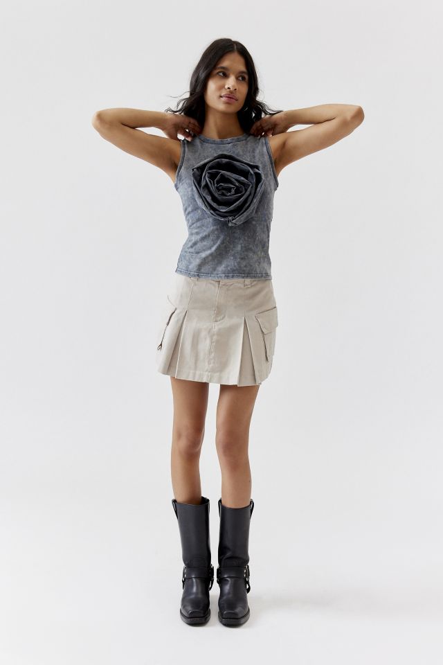Woodrose Deli Burn Rosette Top #2