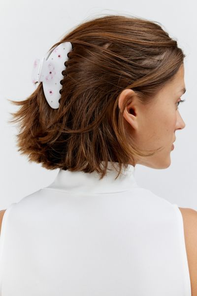Shop Emi Jay Big Effing Claw Clip In Cream, Women's At Urban Outfitters