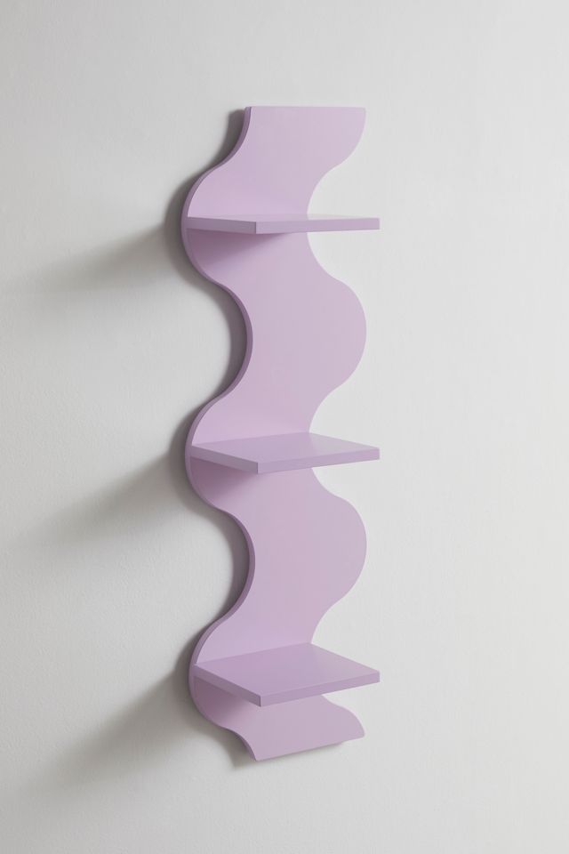 Squiggle Book Tower Wall Shelf #2