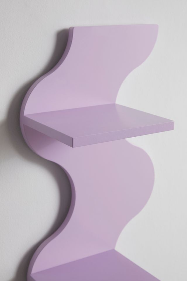 Squiggle Book Tower Wall Shelf #3