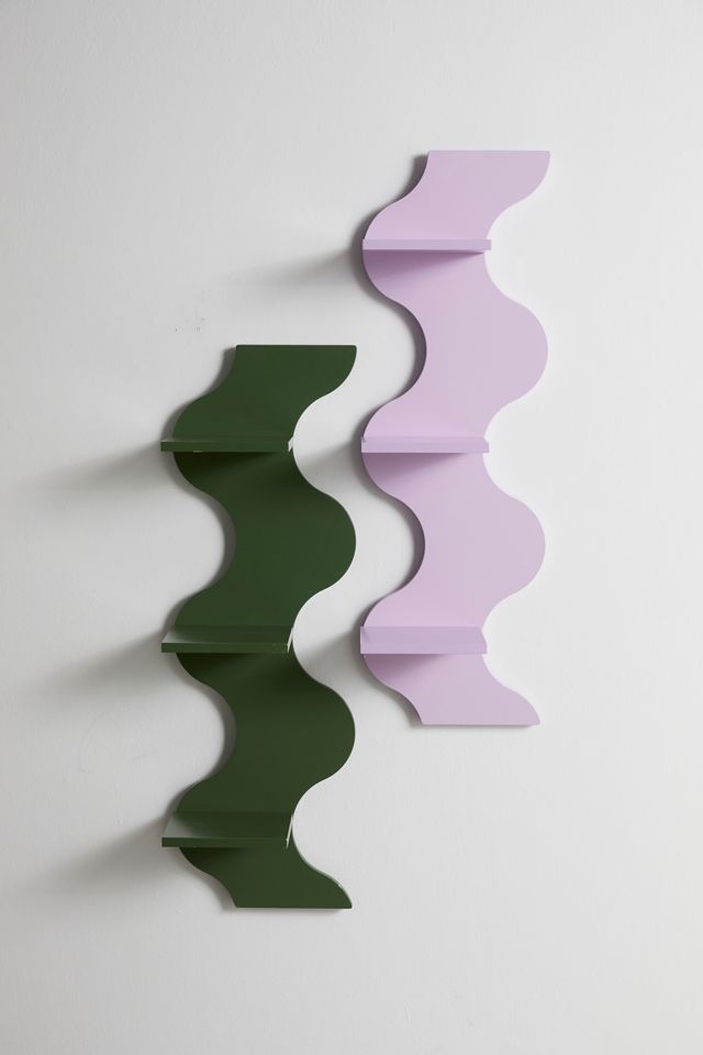 Squiggle Book Tower Wall Shelf #4