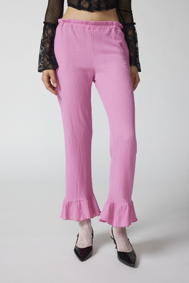 UO Daphne Ruffle Flare Pant #2