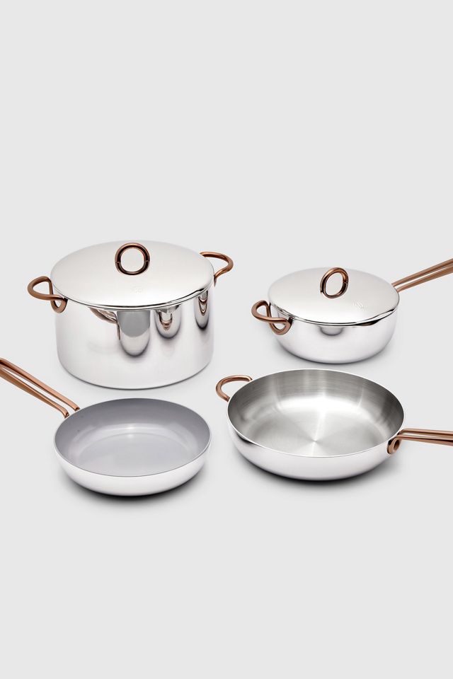 Great Jones Precious Metals 4Piece Cookware Set Urban Outfitters