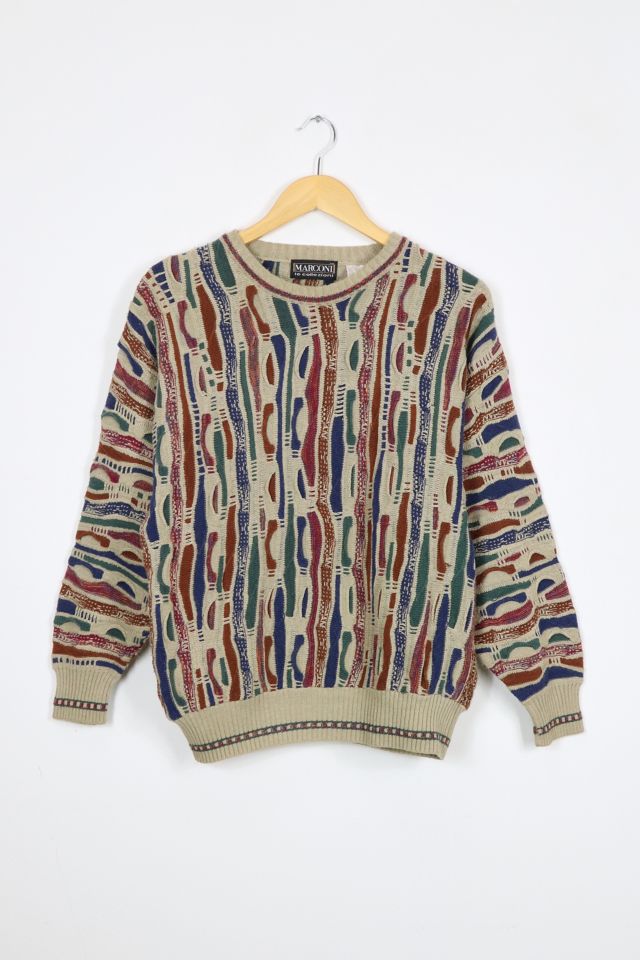 Vintage Patterned Sweater Urban Outfitters