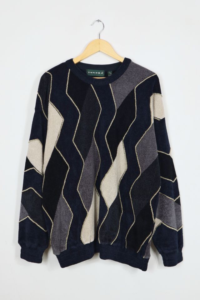 Vintage Geo Pattern Sweater | Urban Outfitters