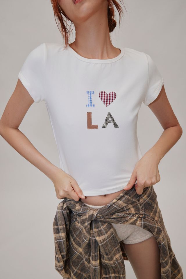 Oddli X Urban Renewal Los Angeles Baby Tee | Urban Outfitters