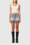 Abrand 99 Low Denim Skirt