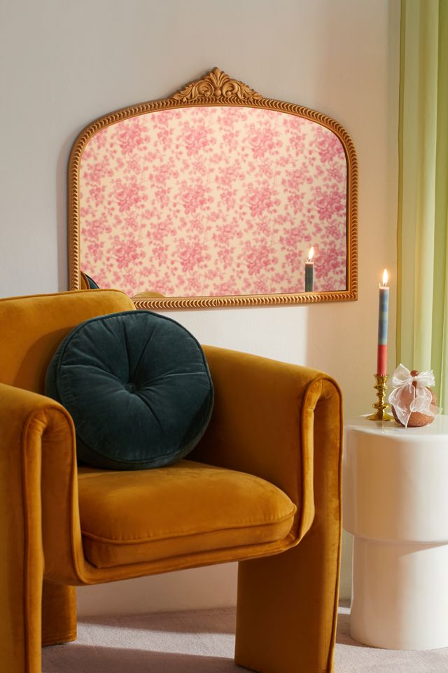 Gold Ornate 28x22 Arch Wall Mirror Urban Outfitters