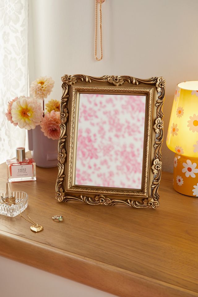 Gold Ornate Tabletop Mirror Urban Outfitters