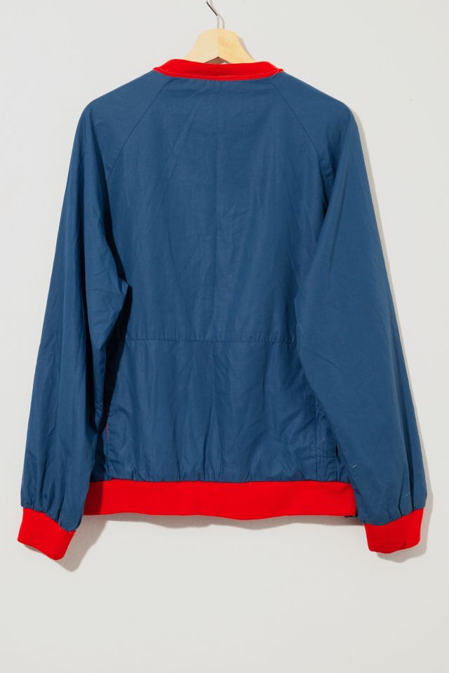 Vintage 1980s Distressed Two Tone Pullover Windbreaker Jacket #1