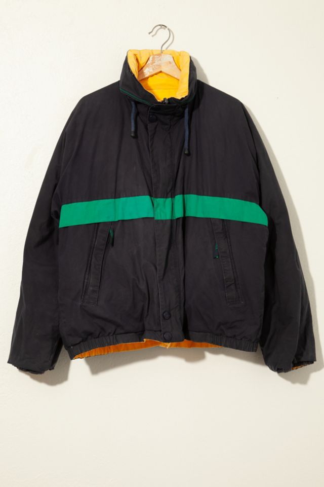 Vintage 1990s Nautica Reversible Down Puffer Jacket | Urban Outfitters