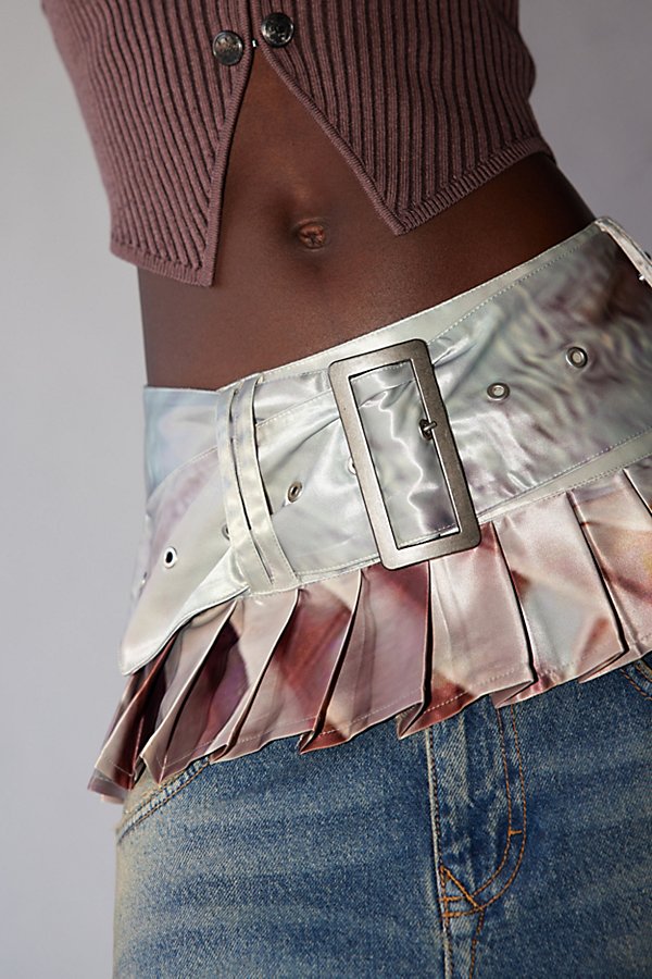 Shop Zemeta Satin Corset Belt In Pink, Women's At Urban Outfitters