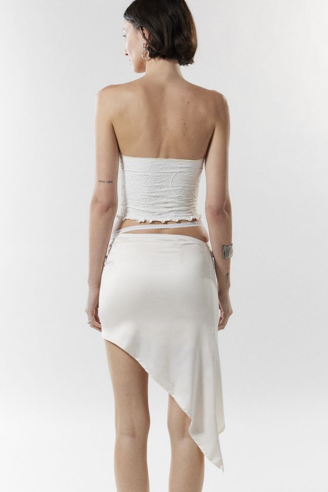 Zemeta Split Our Way Satin Skirt #2