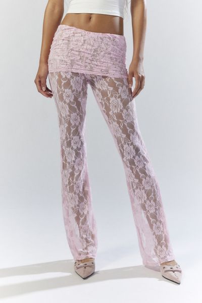 Zemeta Flower Mesh Skirt Pant